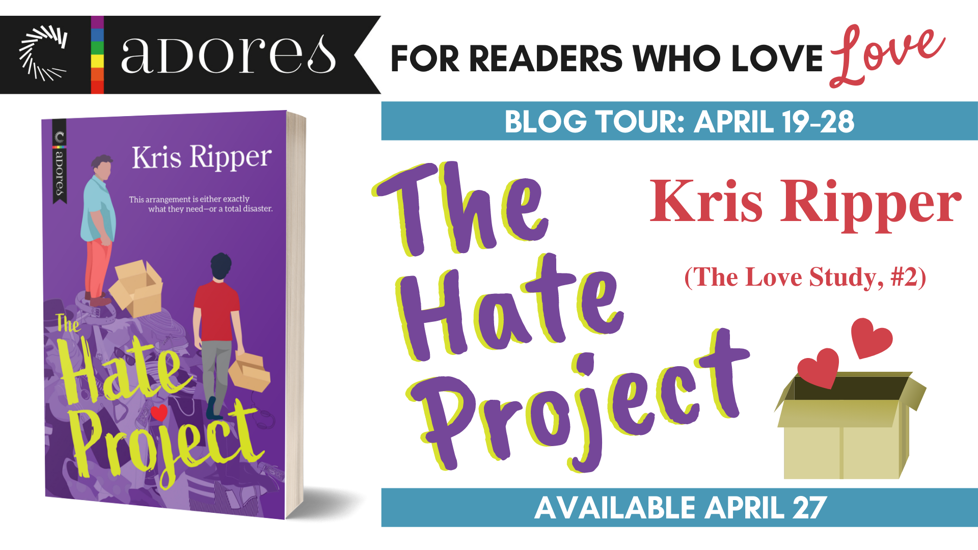 Lris Ripper Blog Tour | The Hate Project by Kris Ripper | Review – The Wandering ...