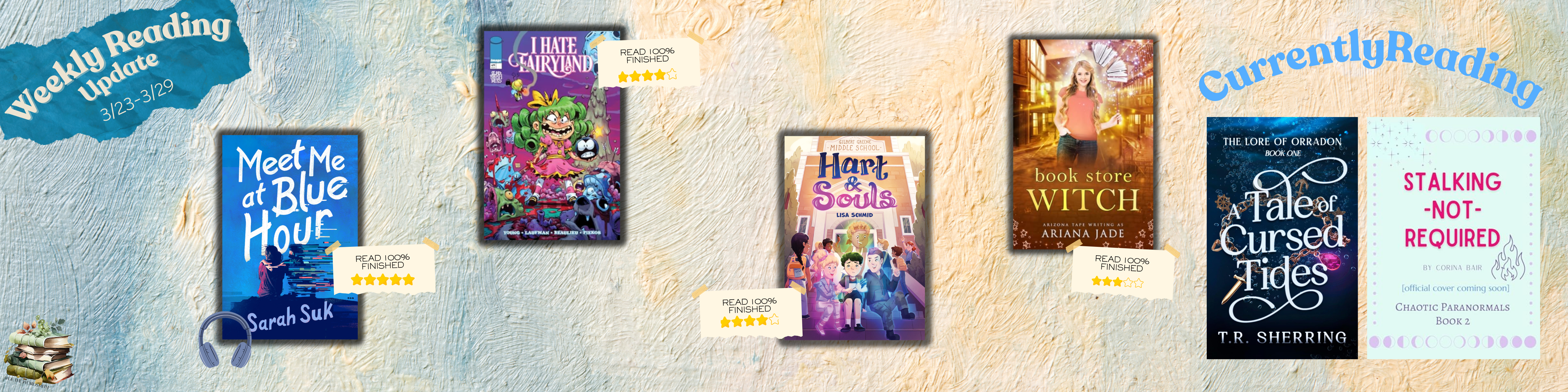 Weekly Reading Update | 3/23-3/29 – The Wandering Wordsmith